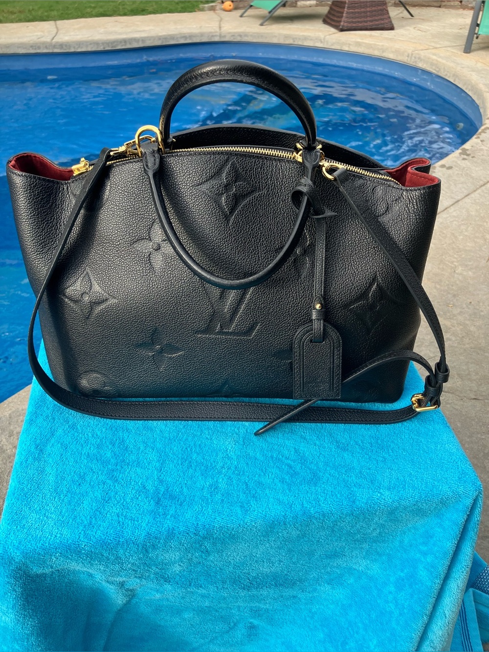 LOUIS VUITTON GRAND PALAIS BLACK EMPREINTE